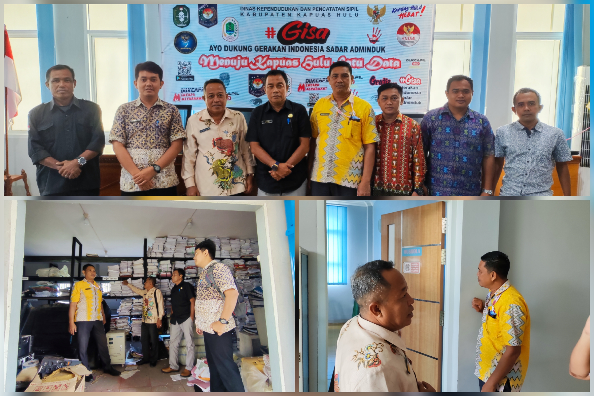 Peninjauan Depo Arsip dan Ruang Transit Kearsipan