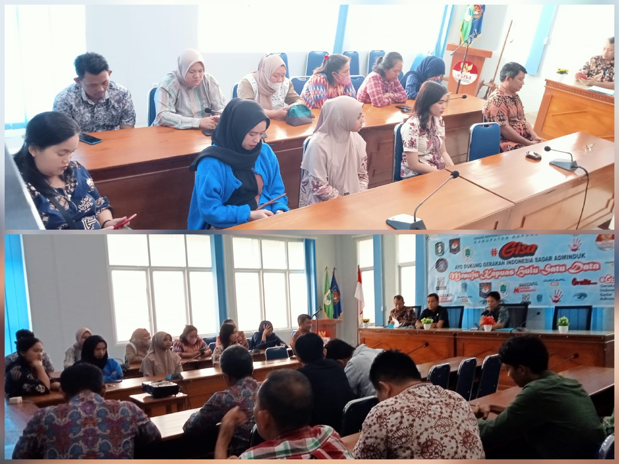 Arahan Kepala Dinas Dukcapil terhadap tenaga honorer pada Disdukcapil 