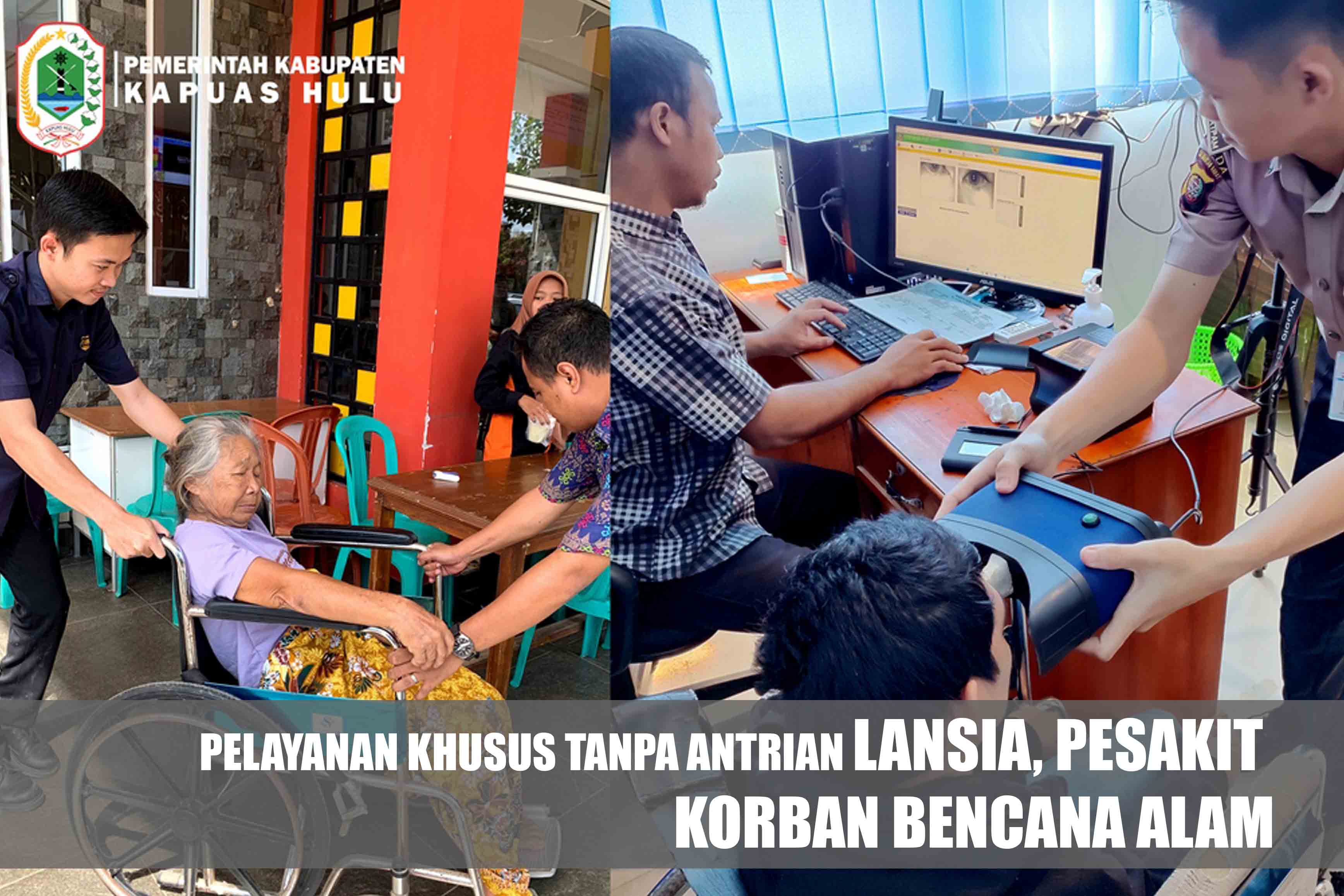 pelayanan khusus lansia dan korban bencana alam